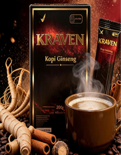 Kopi Stamina Pria Kraven Box