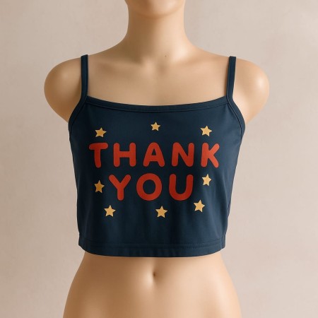 Tanktop crop w@w ateng beli kayu, thankyou!