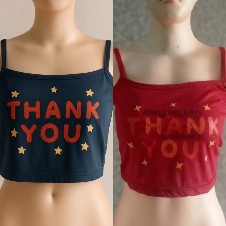 Tanktop crop w@w ateng beli kayu, thankyou!