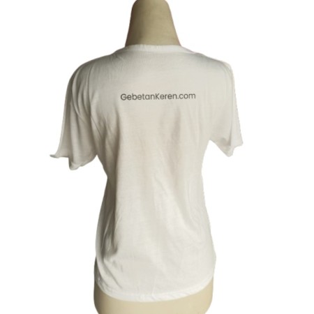 Kaos Pendek Design Belakang GebetanKeren