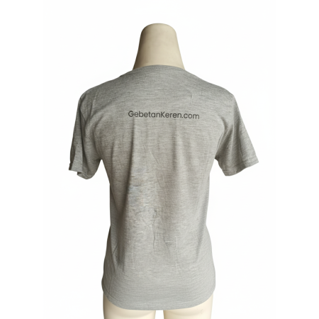 Kaos Pendek Design Belakang GebetanKeren