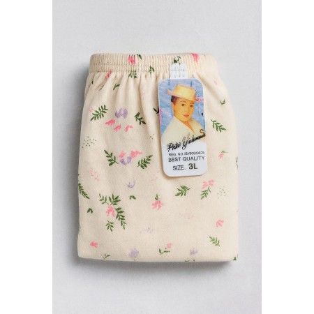 Celana dalam motif bunga pinkecil pink