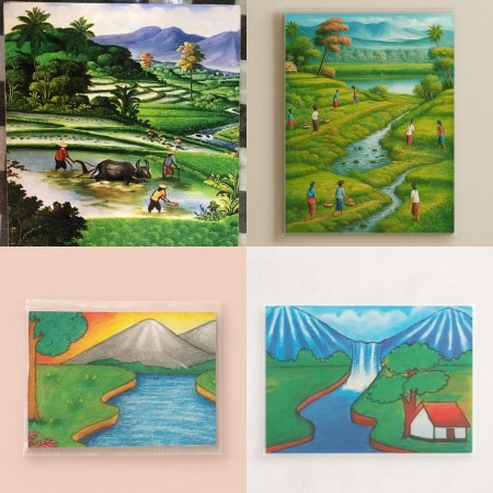 Kusmo hiasan dinding series landscape