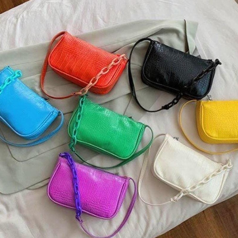 Tas Selempang crt kuning