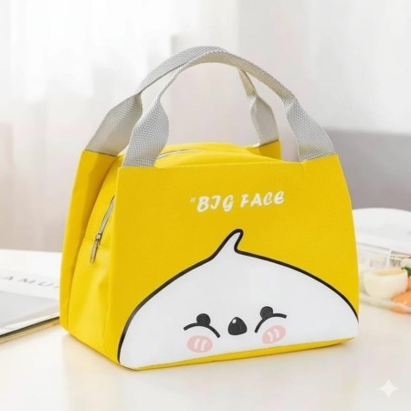Tas bekel karakter kepala besar kuning