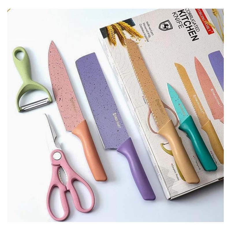 Pisau set isi 6, anti karat