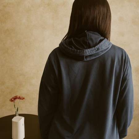 Hoodie wanita GebetanKeren warna hitam ukuran all size