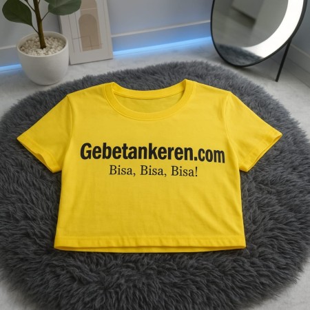 Kaos gebetan keren kuning