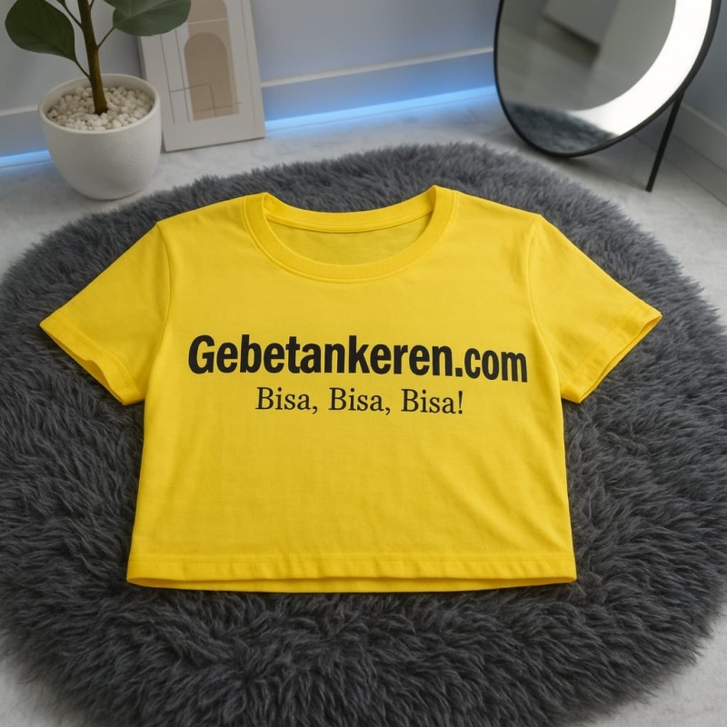 Kaos gebetan keren kuning Kaos gebetan keren kuning