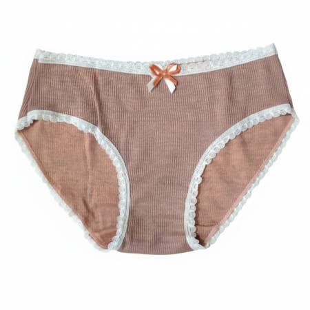 celana dalam wanita motif warna border bata