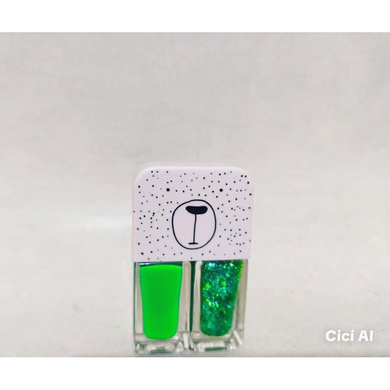 Nail polish 2in hijau tua