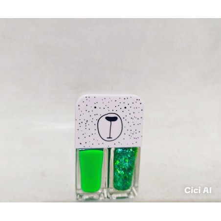 Nail polish 2in hijau tua