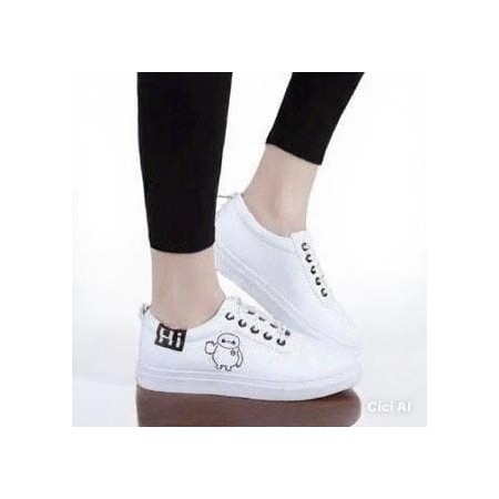 Sneaker flat putih