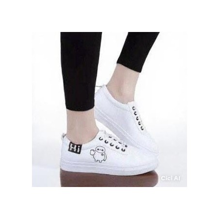 Sneaker flat putih