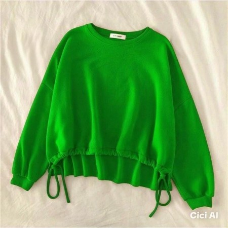 Suzy sweater crop Army