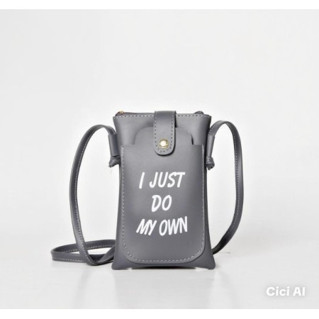 Tas selempang I just do my own abu abu