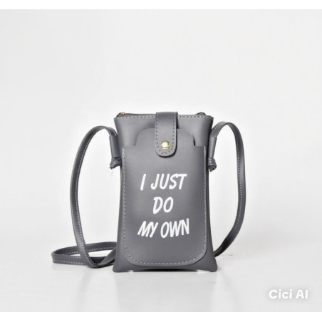 Tas selempang I just do my own abu abu