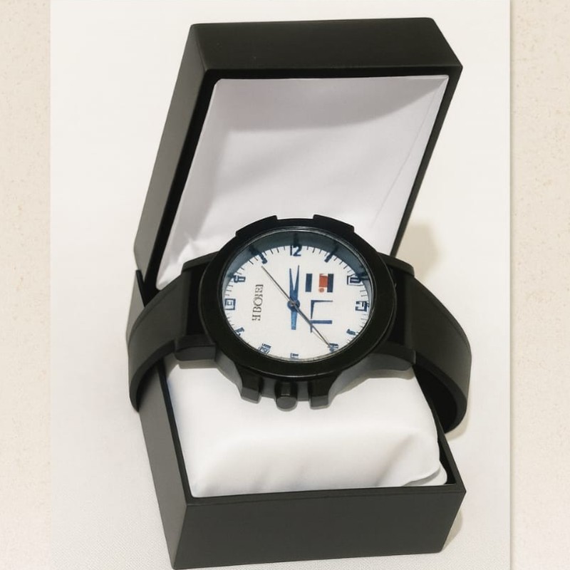 Jam tangan Fashion Korea trendy hitam putih