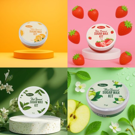 Hair removal sugar wax kit