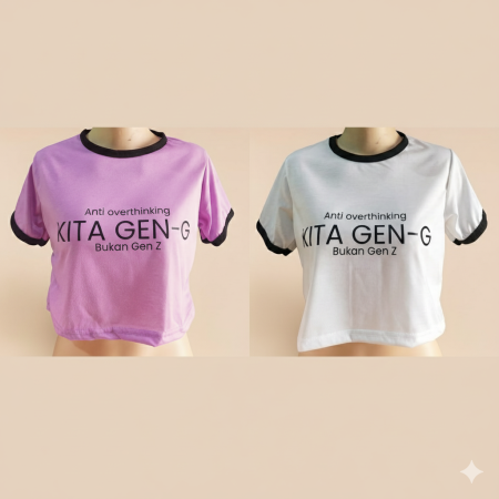 Baju Crop Kita Gen G Bukan Gen Z