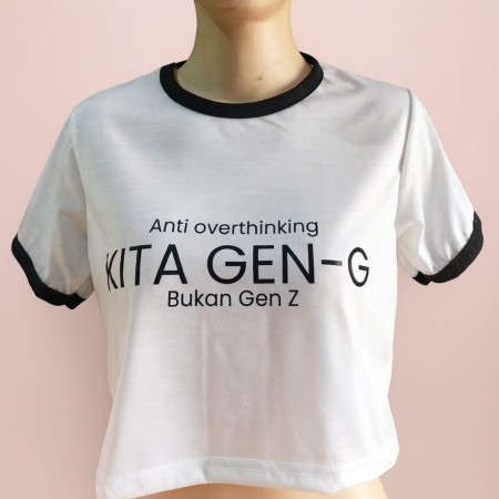 Baju Crop Kita Gen G Bukan Gen Z