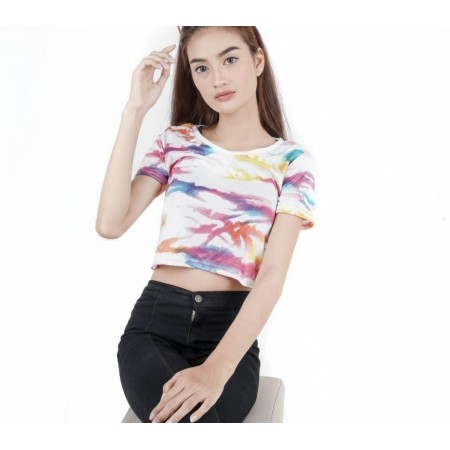 Crop Tie Dye Shirt