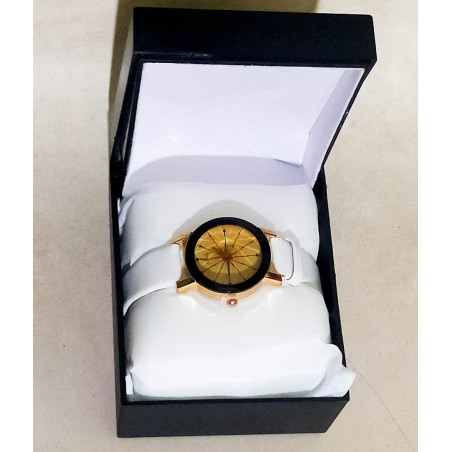 Jam tangan putih rose gold kecil(GKS Legok)
