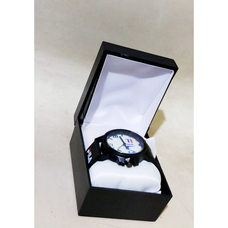 Jam tangan Fashion Korea Fila hitam putih (GKS Legok)