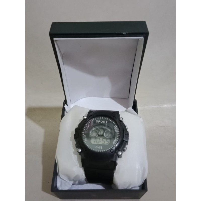 Jam tangga rubber hitam (GKS Legok)