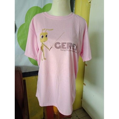 Kaos geren sang pejuang impian pink UK L Primary (GKS Legok)