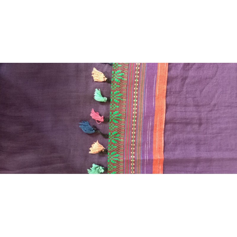 Kerudung pashmina motif kain songket(GKS Legok)