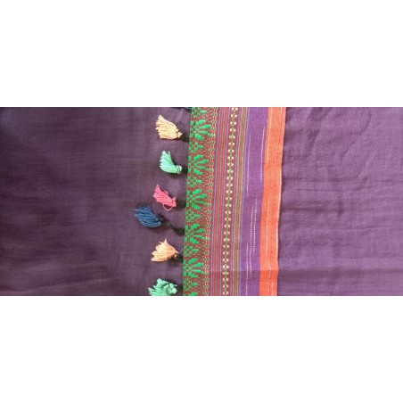 Kerudung pashmina motif kain songket(GKS Legok)