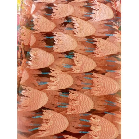 Kerudung segi4 bunga tulip pink (GKS Legok)