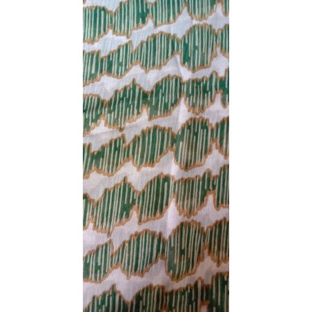 Kerudung safarah hijab scraft motif hijau(GKS Legok)