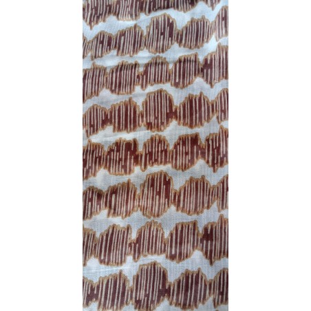 Kerudung safarah jilbab scraft coklat(GKS Legok)