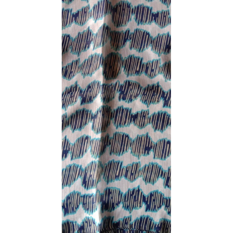 Kerudung safarah hijab scraft biru (GKS Legok)