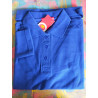 Baju polo wanita (biru tua lengan pendek) (CP015)