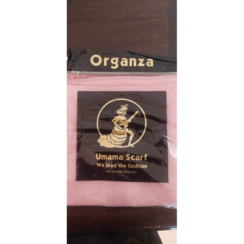 kerudung segi4 Umama scarf pink (cp015)