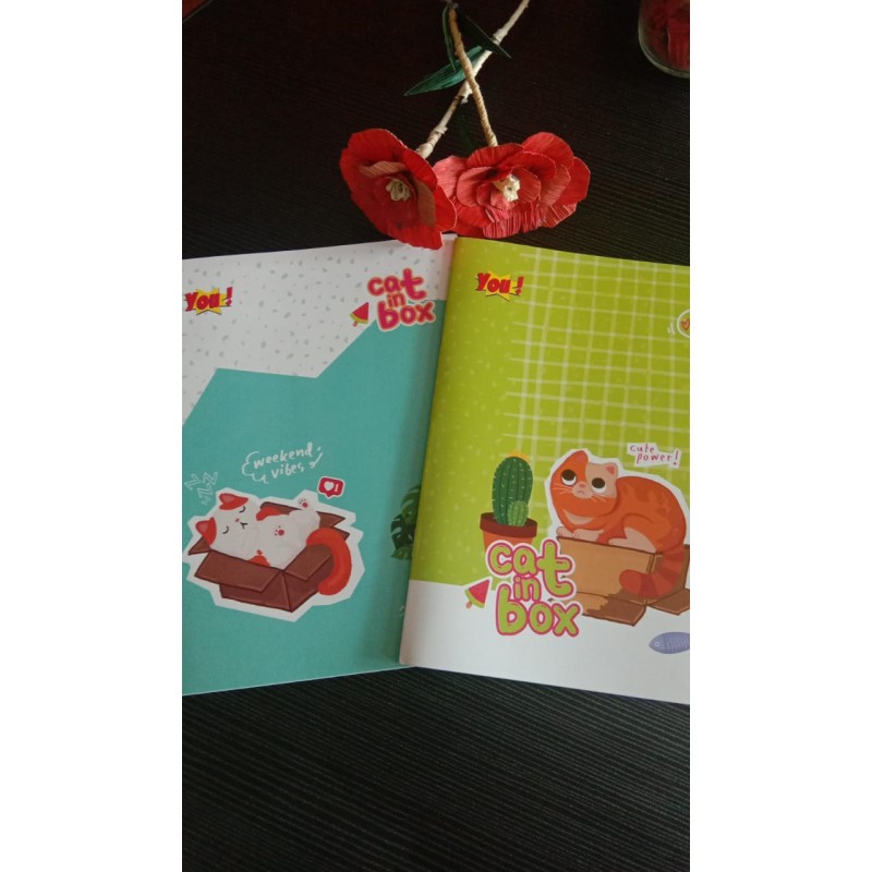 buku tulis cat inbox biru(GKS Legok)