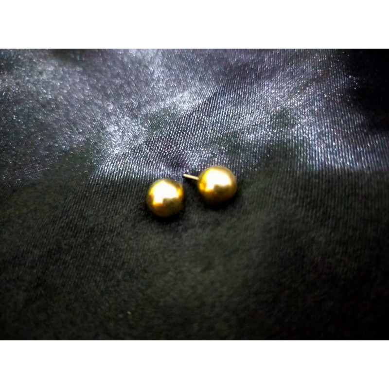 Anting bulat polos gold (GKS Legok)
