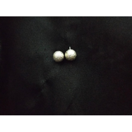 Anting bulat motif silver (GKS Legok)