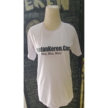 Kaos gebetan keren Putih L (GKS Legok)