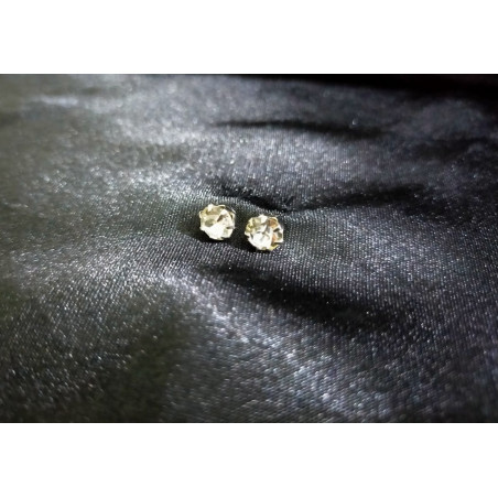 Anting bulat kristal silver (GKS Legok)