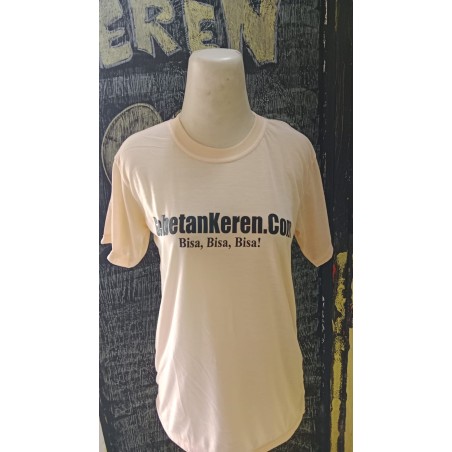 Kaos gebetan keren cream L (GKS Legok)