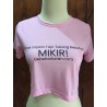 Kaos crop banyak impian tapi tukang rebahan mikir pink(GKS Legok)