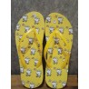 Sendal jepit kuning motif otw bos (GKS Legok)