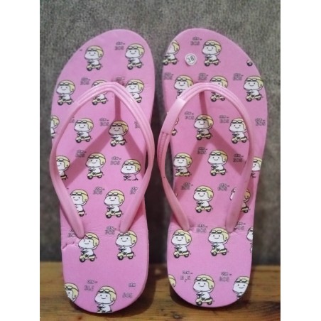 Sendal jepit pink motif otw bos (GKS Legok)
