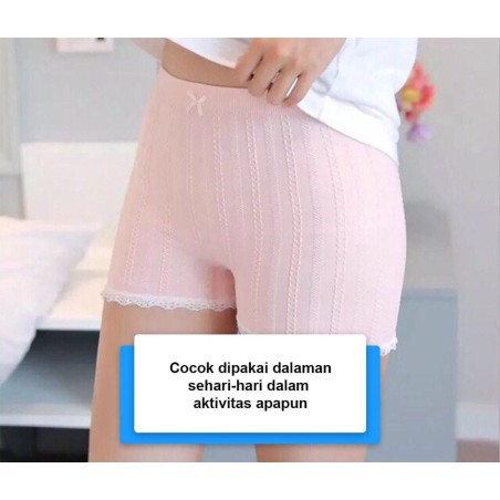 Celana pendek boxer wanita pink (GKS LEGOK)