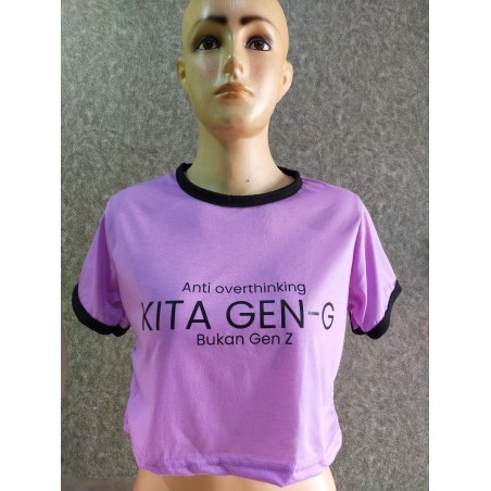 Baju crop kita gen G bukan gen Z ungu (GKS Legok)