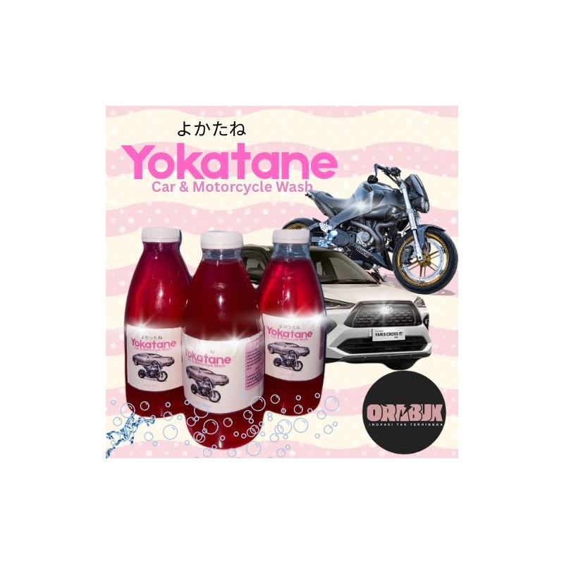 Yokatane car & motorcycle wash bubblegum (GKS Legok)